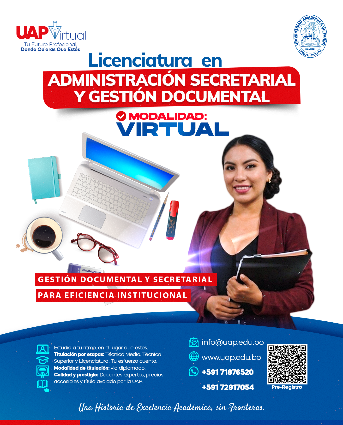 Licenciatura en Administración Secretarial y Gestión documental
