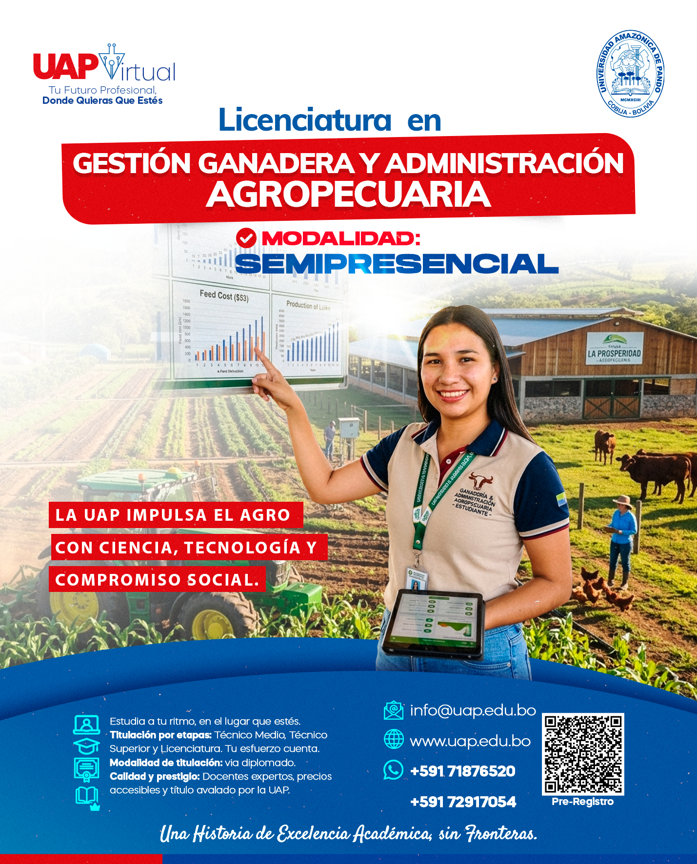 Licenciatura en Gestión Ganadera y Administración Agropecuaria